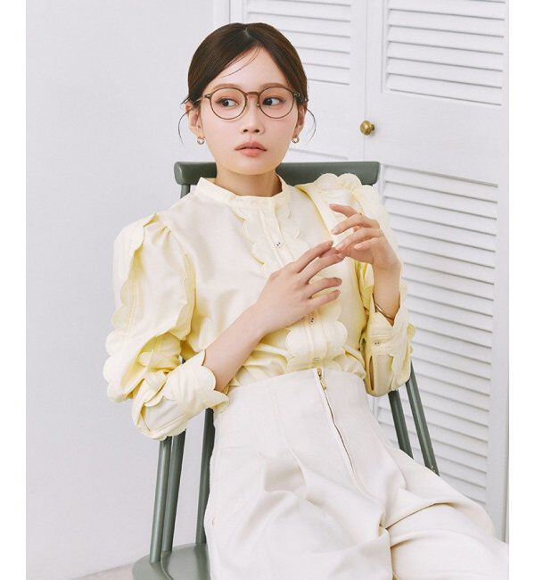  「Zoff｜Misato Mizukoshi  メガネ | 中顔面短縮みえ 大人可愛い｜水越みさと   レンズ交換券付」|メガネ|