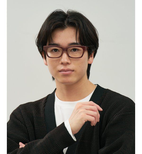  「ウェリントン型 メガネ | マツケリ MAZZUCCHELLI｜ 太縁フレーム 伊達・度付き眼鏡  レンズ交換券付」|メガネ|