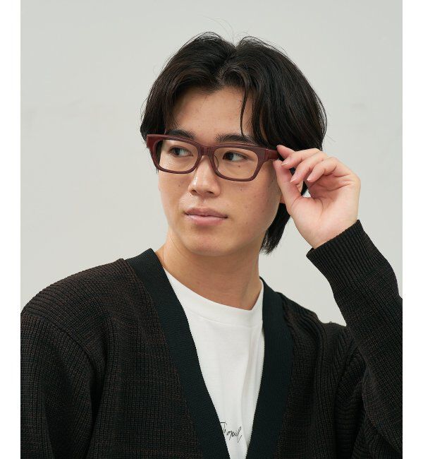  「ウェリントン型 メガネ | マツケリ MAZZUCCHELLI｜ 太縁フレーム 伊達・度付き眼鏡  レンズ交換券付」|メガネ|