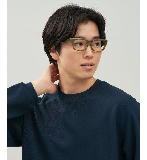 「ウェリントン型 メガネ | マツケリ MAZZUCCHELLI｜ 太縁フレーム 伊達・度付き眼鏡  レンズ交換券付」|メガネ|