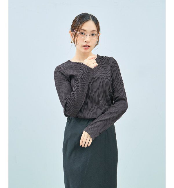  「オーバル型 メガネ | レザー調 ラバーテンプル ズレ落ち防止 眼鏡 伊達・度付き眼鏡  レンズ交換券付」|メガネ|