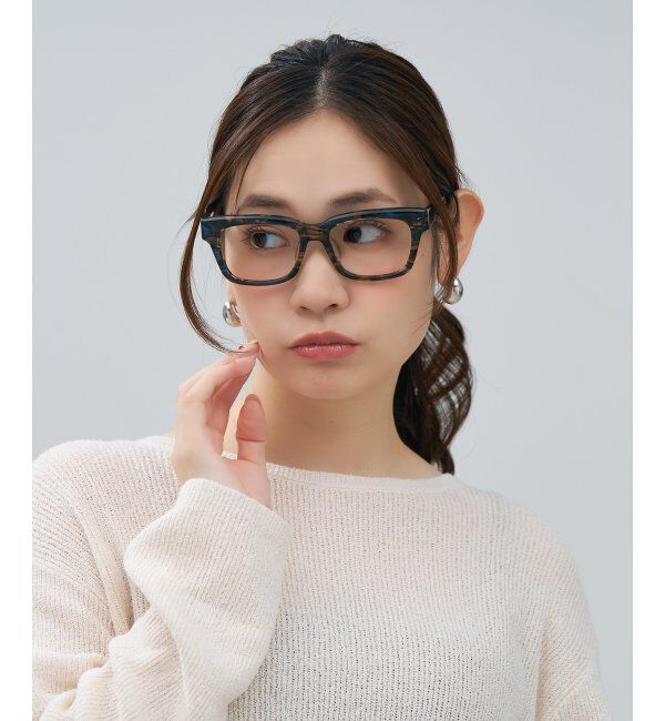  「ウェリントン型 メガネ | マツケリ MAZZUCCHELLI｜ 太縁フレーム 伊達・度付き眼鏡  レンズ交換券付」|メガネ|