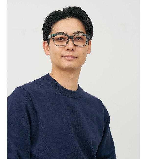  「ウェリントン型 メガネ | マツケリ MAZZUCCHELLI｜ 太縁フレーム 伊達・度付き眼鏡  レンズ交換券付」|メガネ|