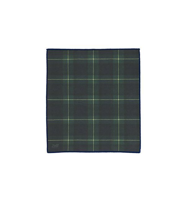  「メガネ・サングラス拭き | チェック ドット 水玉 無地 ペイズリー｜ 眼鏡クロス スマホ拭き ギフト Zoff 」|サングラス|グリーン