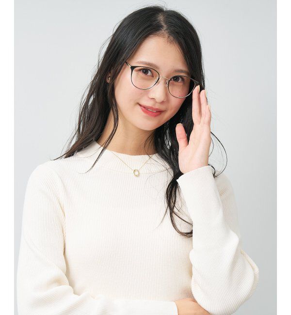  「ウェリントン型 メガネ | メタルフレーム 眼鏡 伊達メガネ 度付き 読書 CLASSIC レンズ交換券付」|メガネ|