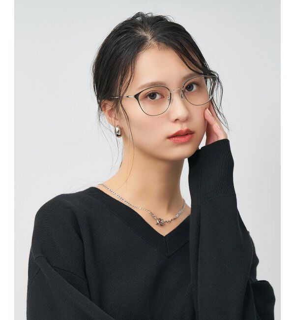  「ウェリントン型 メガネ | メタルフレーム 眼鏡 伊達メガネ 度付き 読書 CLASSIC レンズ交換券付」|メガネ|