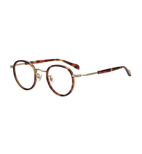  「[東海オンエア としみつさんコラボ] Zoff | TOSHIMITSU メガネ | 丸型 伊達メガネ 度付き レンズ交換券付」|メガネ|