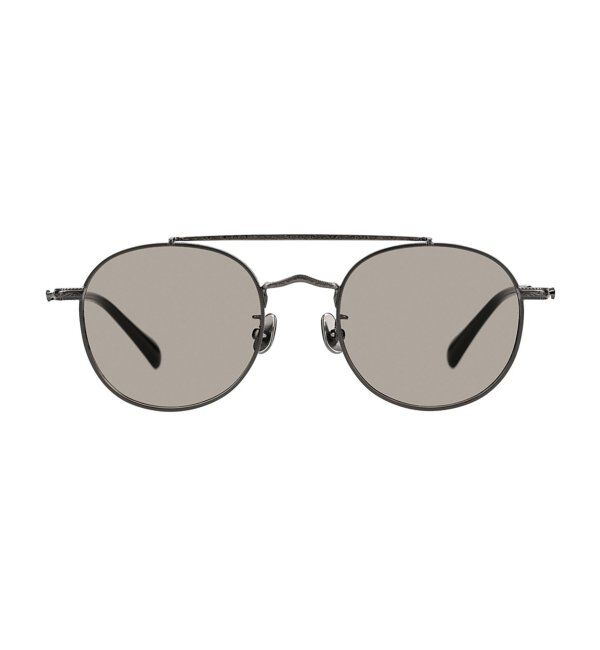  「[東海オンエア としみつさんコラボ] Zoff | TOSHIMITSU サングラス | メタルフレーム 紫外線対策 UVカット」|サングラス|