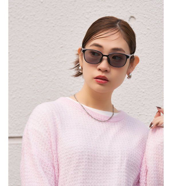  「花粉・飛沫対策 2way サングラス (フード着脱可能)  | 紫外線防止 防風 防塵 UVカット 飛沫感染予防」|サングラス|