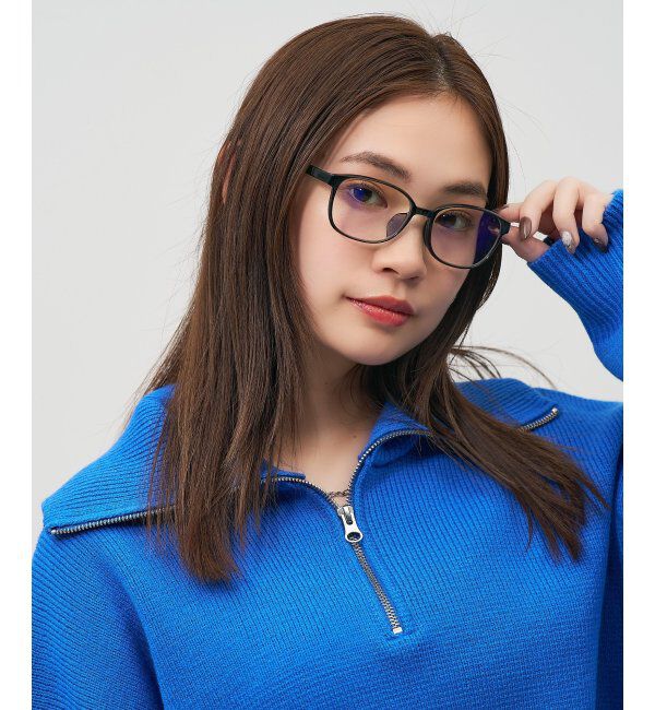  「花粉・飛沫対策 2way PCメガネ (フード着脱可能) ブルーライトカット率約50% | パソコン用 UVカット」|メガネ|