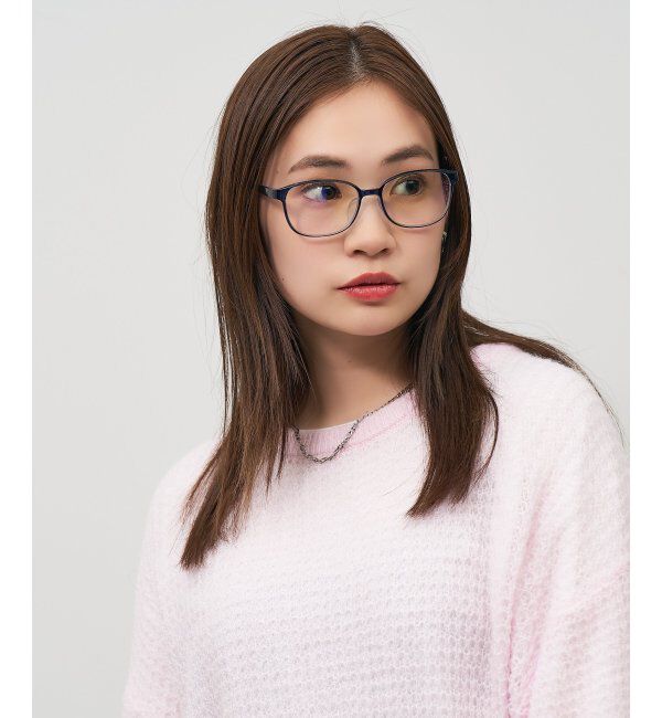  「花粉・飛沫対策 2way PCメガネ (フード着脱可能) ブルーライトカット率約50% | パソコン用 UVカット」|メガネ|