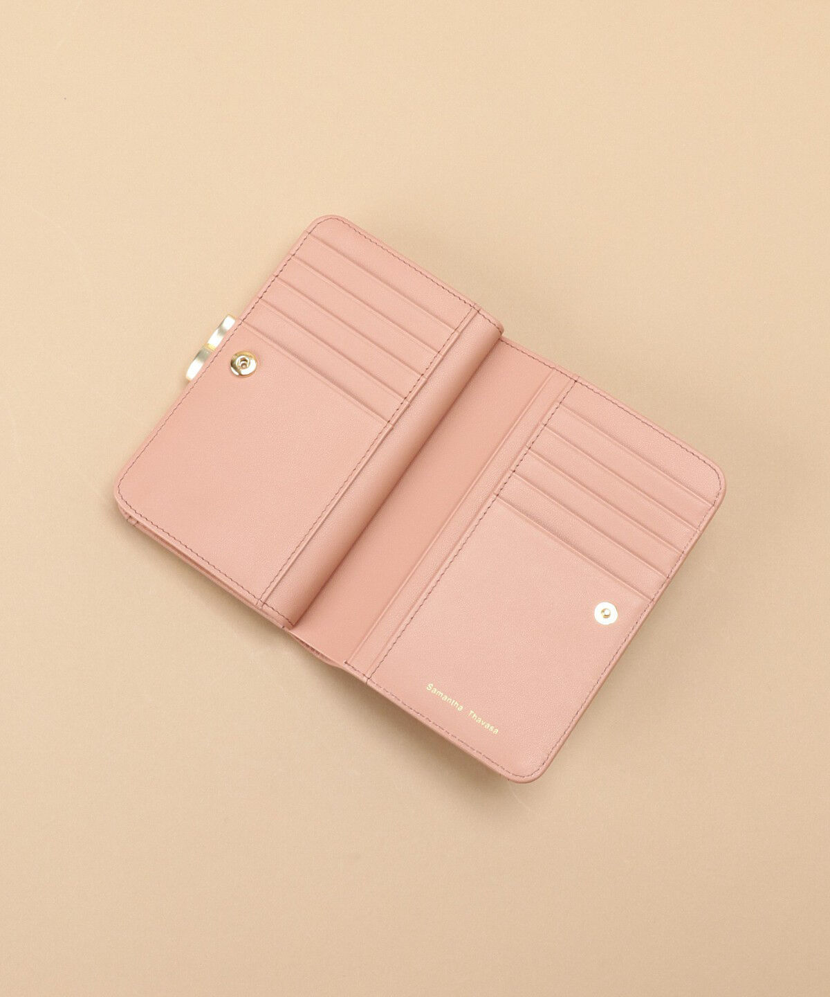 Samantha Thavasa「Pomme d'espoir ポムディスポワール 型押し口金折財布」|財布|