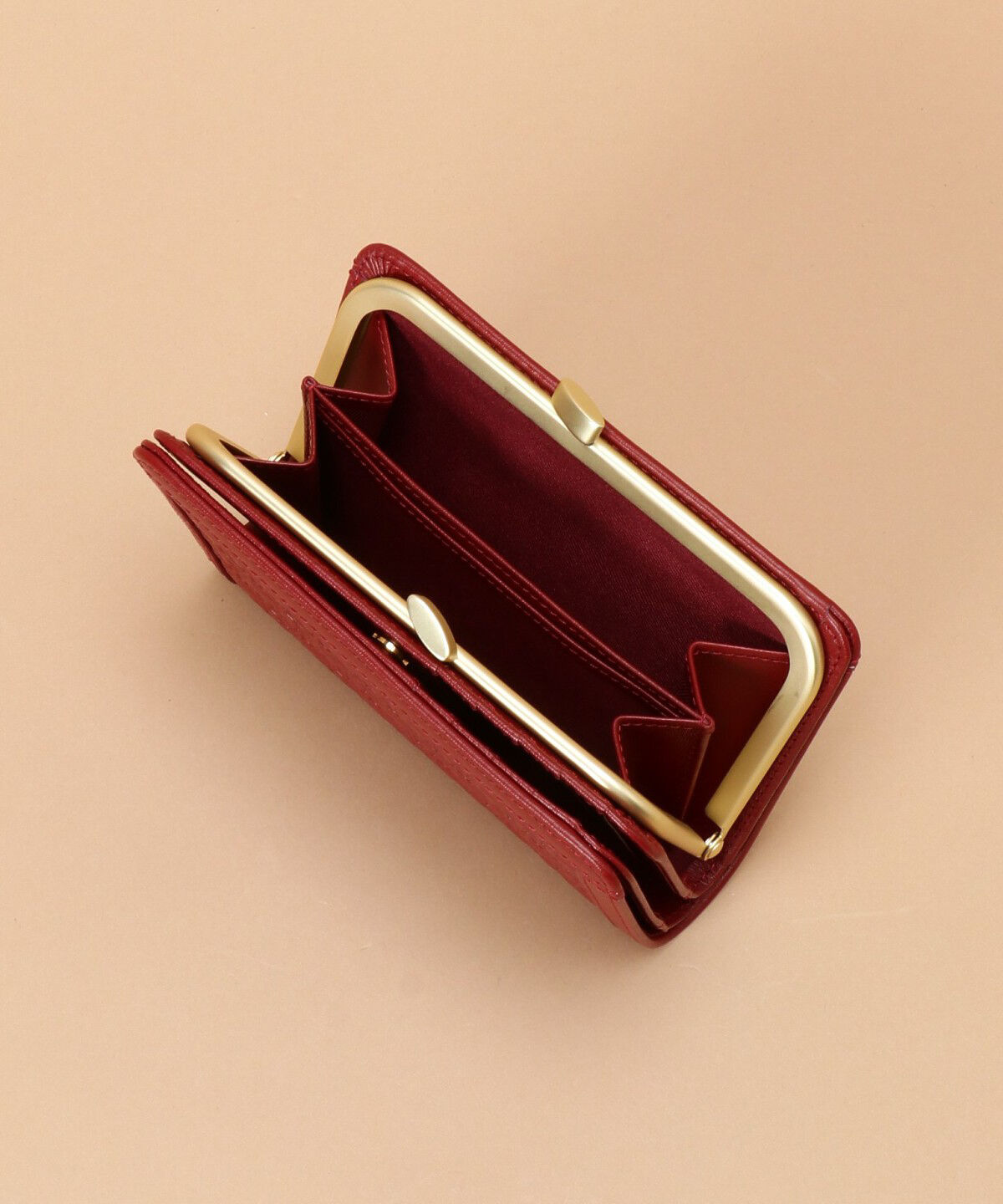 Samantha Thavasa「Pomme d'espoir ポムディスポワール 型押し口金折財布」|財布|