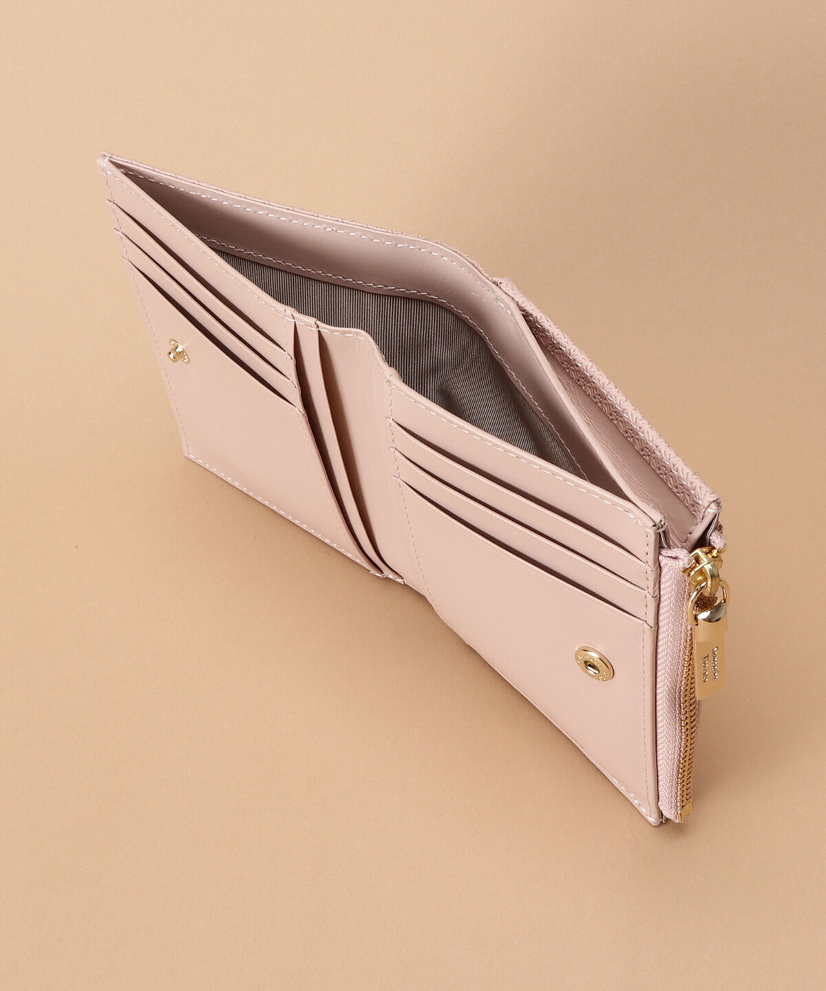 Samantha Thavasa「レース調型押し折財布」|財布|