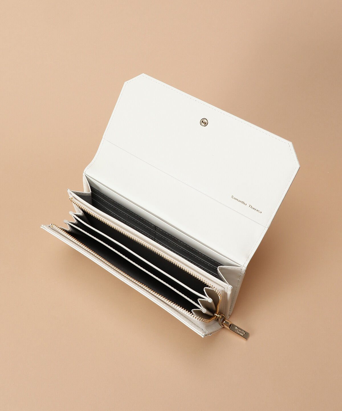 Samantha Thavasa「レース調型押し長財布」|財布|