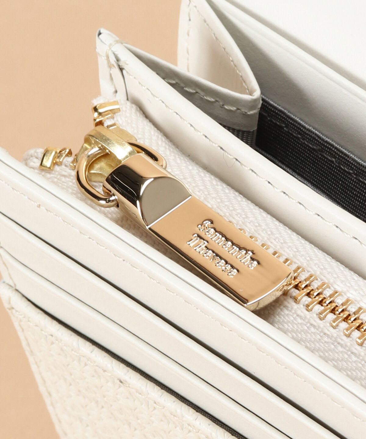 Samantha Thavasa「レース調型押し長財布」|財布|