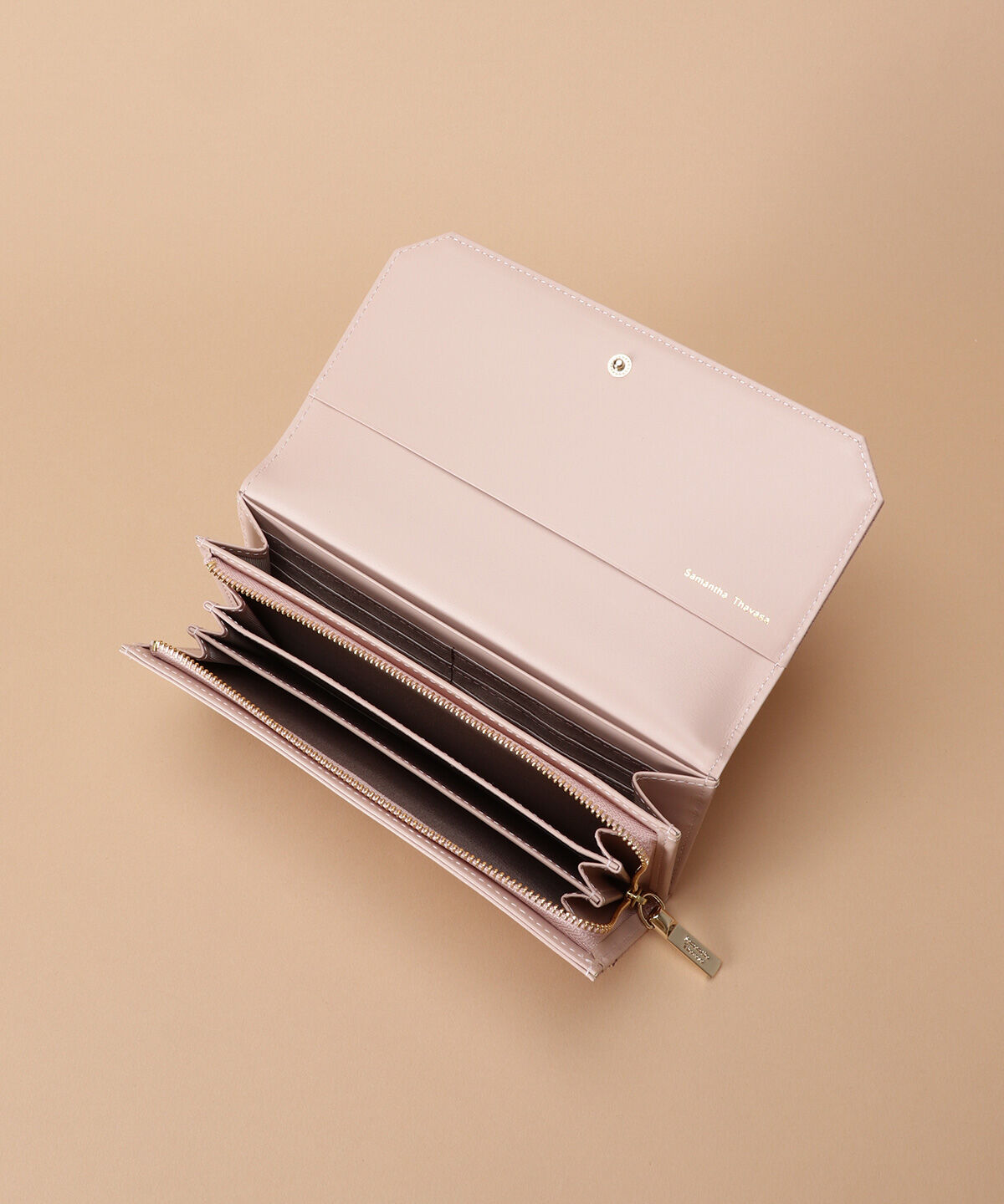 Samantha Thavasa「レース調型押し長財布」|財布|