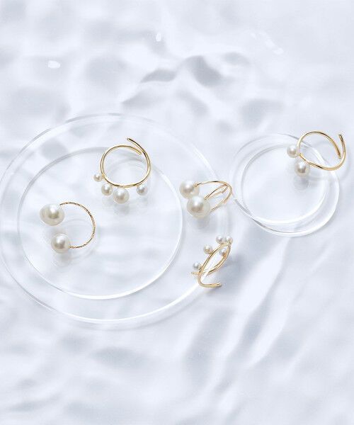 Samantha Tiara「K10 YG パールイヤーカフ」|イヤーカフ|