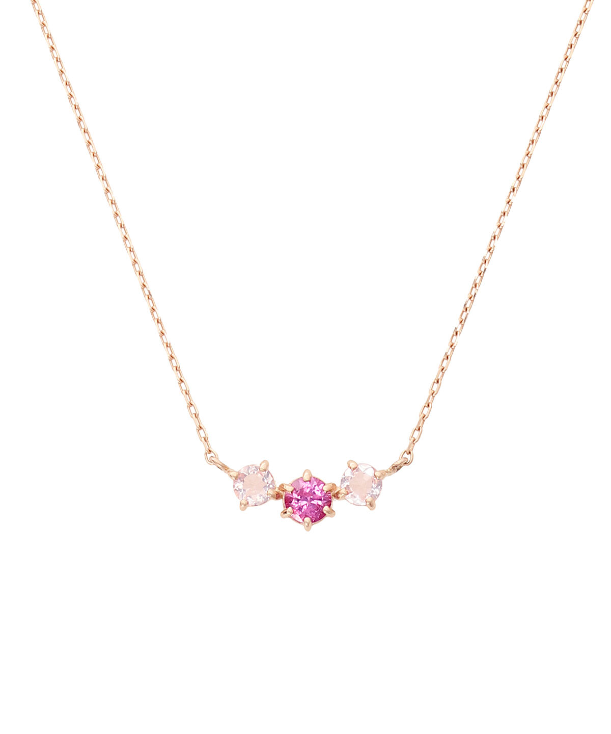 newme by Samantha Thavasa「K10 PG ルビー ネックレス ≪7月 誕生石≫」|ネックレス|K10 PG