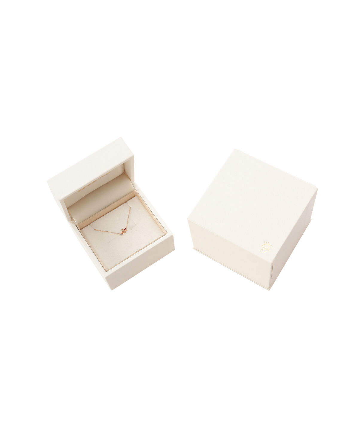 Samantha Tiara「K10 PG リボンモチーフネックレス≪7月 誕生石≫」|ネックレス|