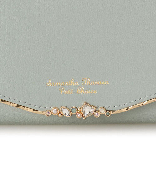 Samantha Thavasa Petit Choice「ハートジュエルバー 折財布」|財布|