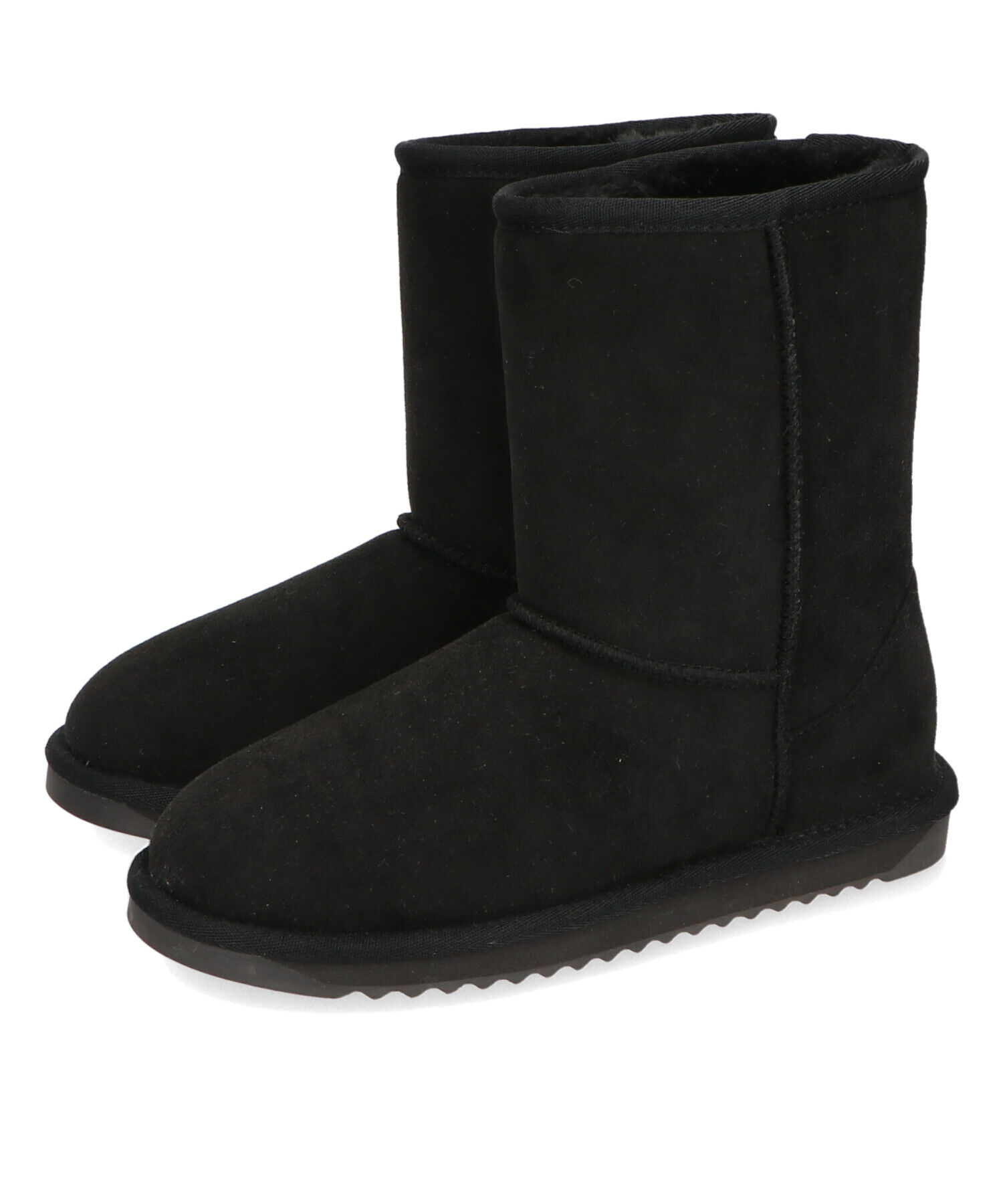 ORiental TRaffic「【累計2万足突破】  ミドル ムートン ブーツ /25401 折り返しても使える！ 防寒」|ショートブーツ|