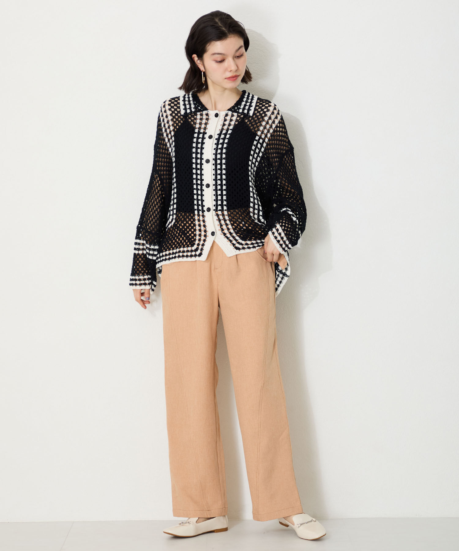 ORiental TRaffic「【WEB限定】 晴雨兼用 ビット ローファー /55106 レイン フラット 柔らかい」|パンプス|