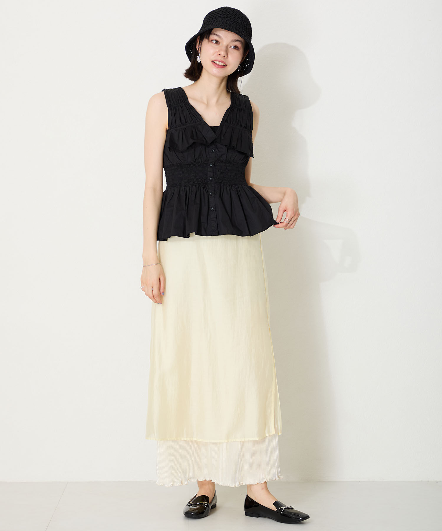 ORiental TRaffic「【WEB限定】 晴雨兼用 ビット ローファー /55106 レイン フラット 柔らかい」|パンプス|