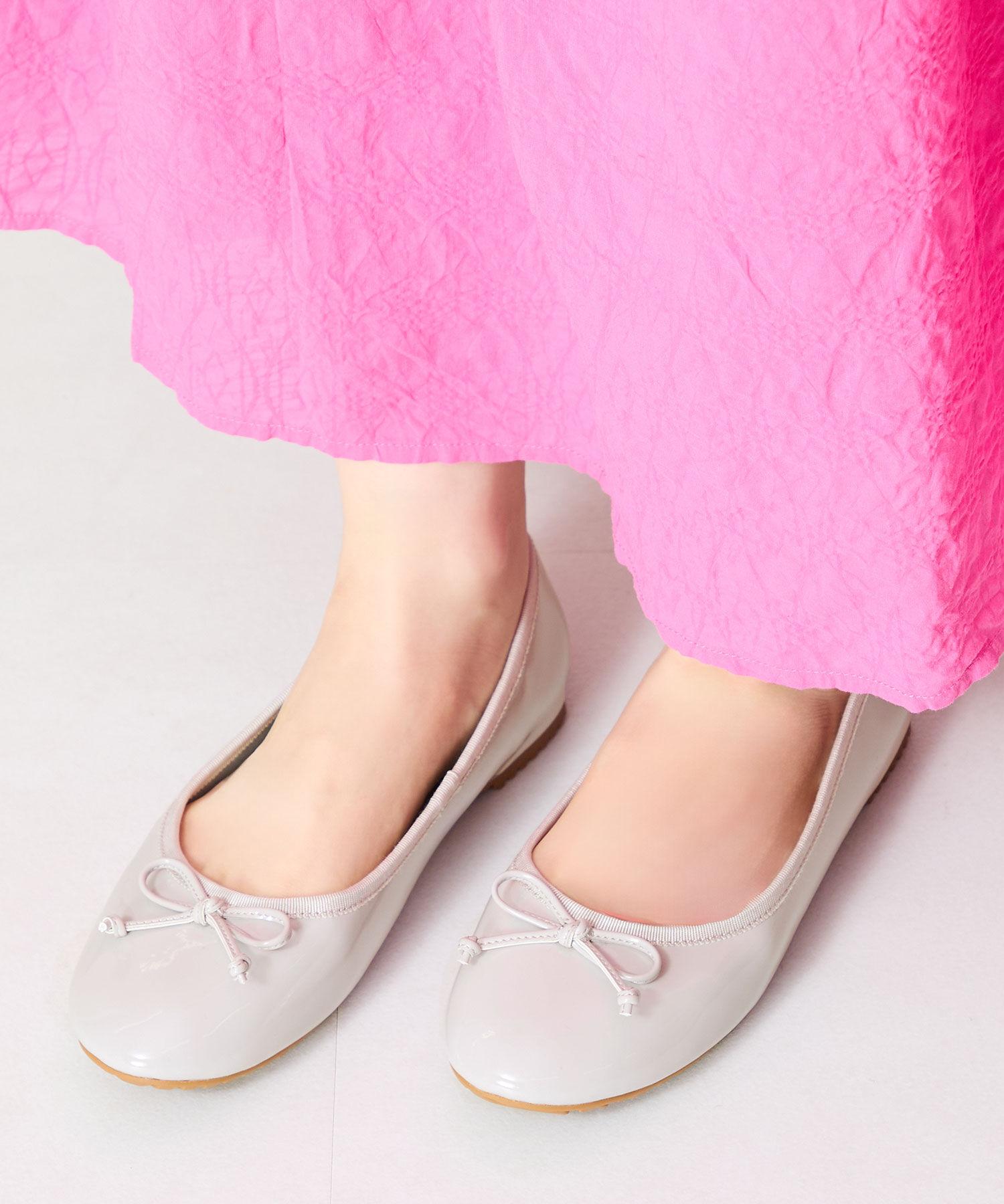 ORiental TRaffic「【防水】バレエ レインパンプス /R-1025 晴雨兼用 バレエシューズ フラット クッション」|パンプス|