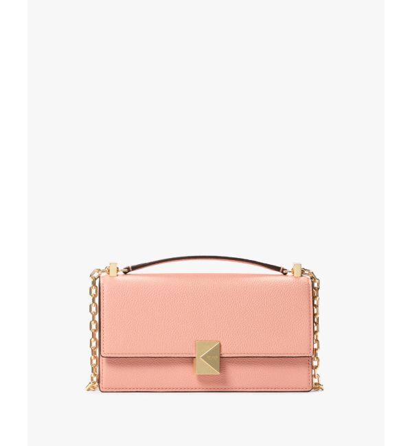 kate spade new york「デコ ミニ フラップ チェーン クロスボディ」|ショルダー・メッセンジャー|Pale Vellum