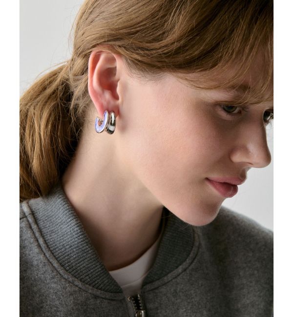 kate spade new york「ボールド スモール フープ」|ピアス|