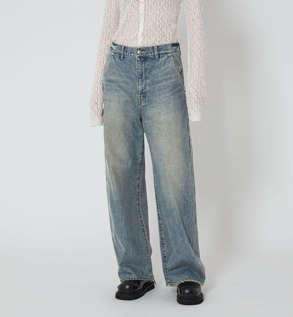 ASTRAET「＜ASTRAET＞ルーファ ペインター デニムパンツ UNISEX」|デニム|