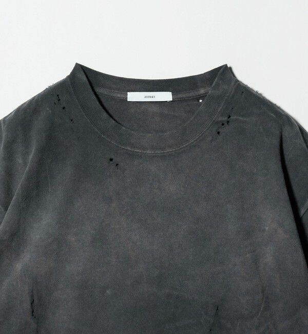 ASTRAET「＜ASTRAET＞コットン アシッド/ダメージ クルーネックTシャツ」|Tシャツ・カットソー|