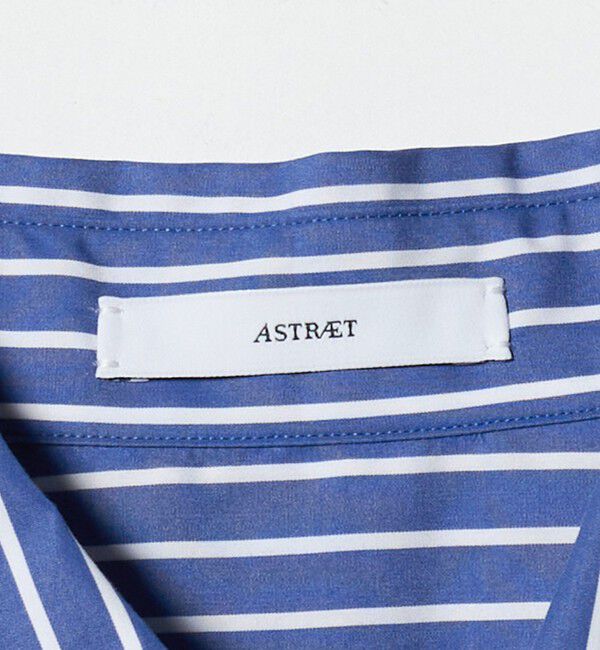 ASTRAET「＜ASTRAET＞ストライプ クロップド レギュラーカラーシャツ」|シャツ・ブラウス|