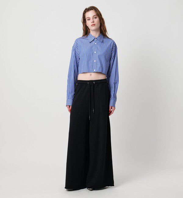 ASTRAET「＜ASTRAET＞ストライプ クロップド レギュラーカラーシャツ」|シャツ・ブラウス|