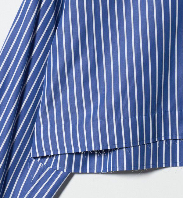 ASTRAET「＜ASTRAET＞ストライプ クロップド レギュラーカラーシャツ」|シャツ・ブラウス|