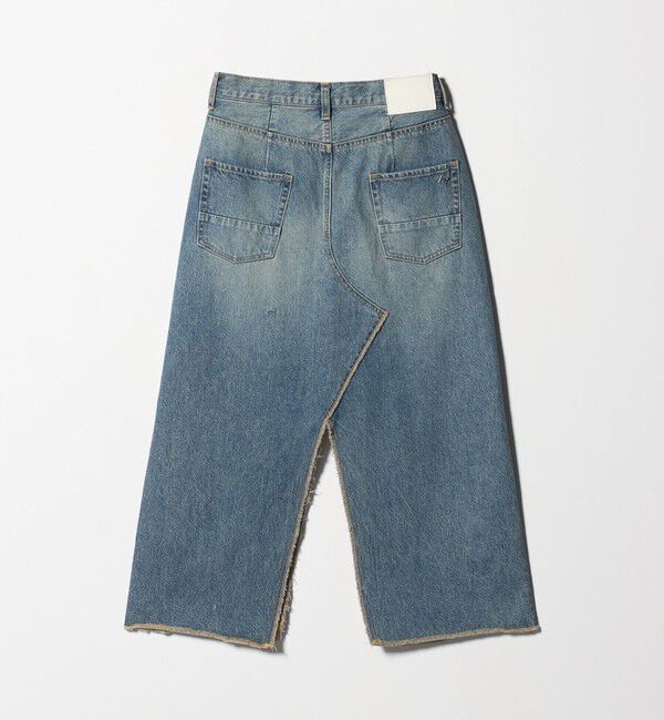 ASTRAET「＜ASTRAET＞13オンス デニム スリットスカート」|タイト|