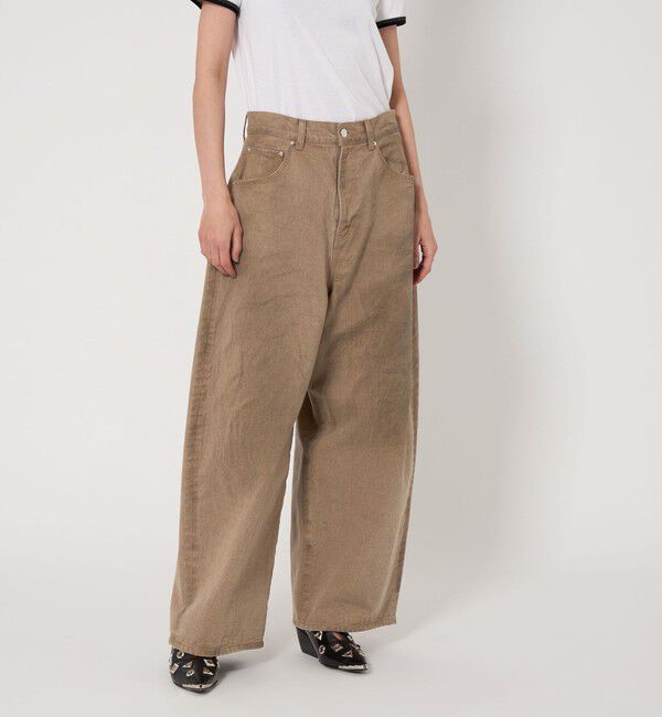 ASTRAET「＜ASTRAET＞BIG バルーン カラーデニムパンツ UNISEX」|デニム|