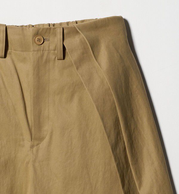 ASTRAET「＜ASTRAET＞コットン ギャバ 2タック テーパードパンツ」|チノ|