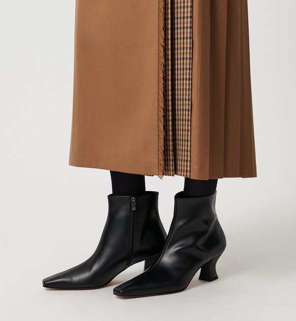 UNITED ARROWS「レザー ショートブーツ」|ショートブーツ|