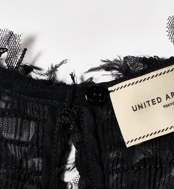 UNITED ARROWS「チュール ノースリーブ ブラウス」|シャツ・ブラウス|