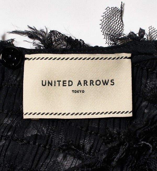 UNITED ARROWS「チュール ノースリーブ ブラウス」|シャツ・ブラウス|