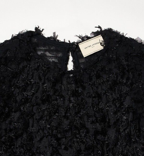 UNITED ARROWS「チュール ノースリーブ ブラウス」|シャツ・ブラウス|