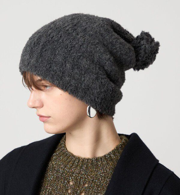 ASTRAET「＜ASTRAET＞リブ ニットキャップ」|ニット帽|MD.GRAY