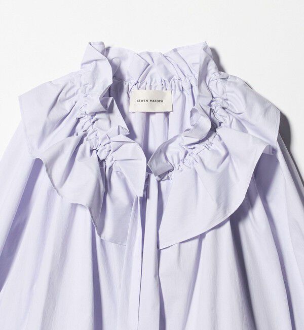 AEWEN MATOPH「＜AEWEN MATOPH＞ギャザーリボンブラウス ‐ ウォッシャブル ‐」|シャツ・ブラウス|