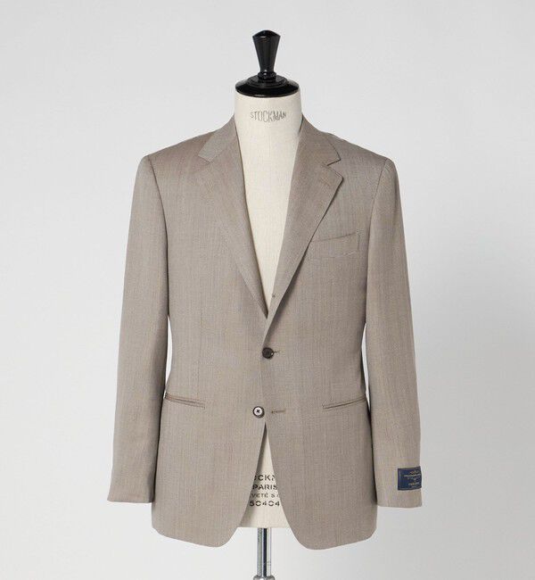 UNITED ARROWS「Vitale Barberis Canonico ヘリンボーン シングル 3ボタン スーツ MC-MODEL 撥水」|スーツ|