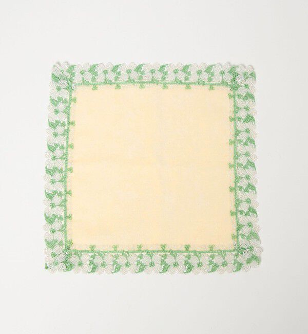 UNITED ARROWS「＜近沢レース店＞ハナミズキ ハンカチ」|ハンカチ|