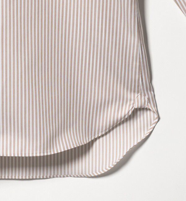 UNITED ARROWS「イージーケア AG ファンシーストライプ ラウンドレギュラーカラー シャツ ー抗菌防臭ー」|シャツ・ブラウス|