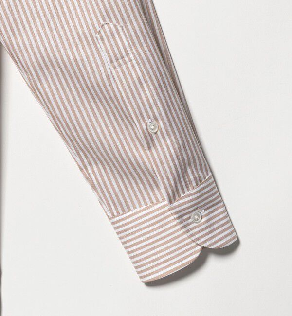 UNITED ARROWS「イージーケア AG ファンシーストライプ ラウンドレギュラーカラー シャツ ー抗菌防臭ー」|シャツ・ブラウス|