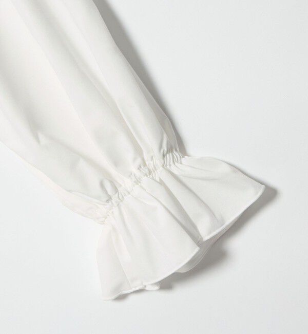 UNITED ARROWS green label relaxing「スタンドカラー フリルリボン ブラウス / キッズ 140cm-160cm」|シャツ・ブラウス|